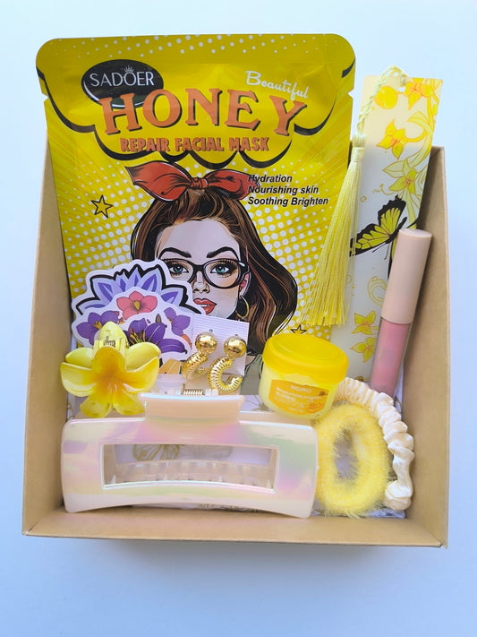 YELLOW GIFT SET "WARM HUGS"